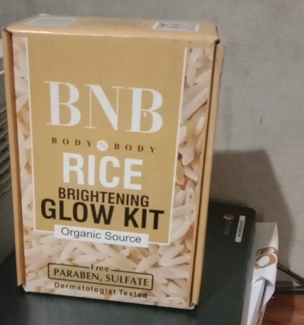BNB Whitening Rice Extract Bright & Glow Kit